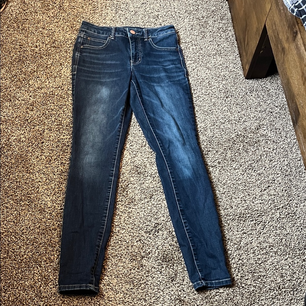 Maurices Women's Dark Blue Skinny Jeans